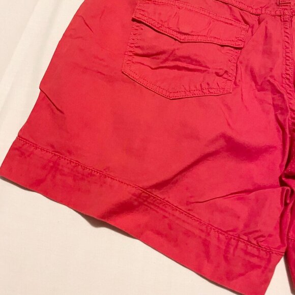 Calvin Klein Jeans Shorts Red Cotton Womens Size 12 - Picture 15 of 15